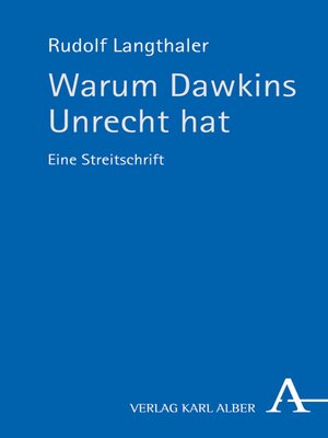 cover image of Warum Dawkins Unrecht hat